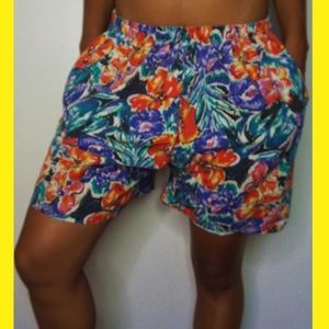 Multi colored summer shorts